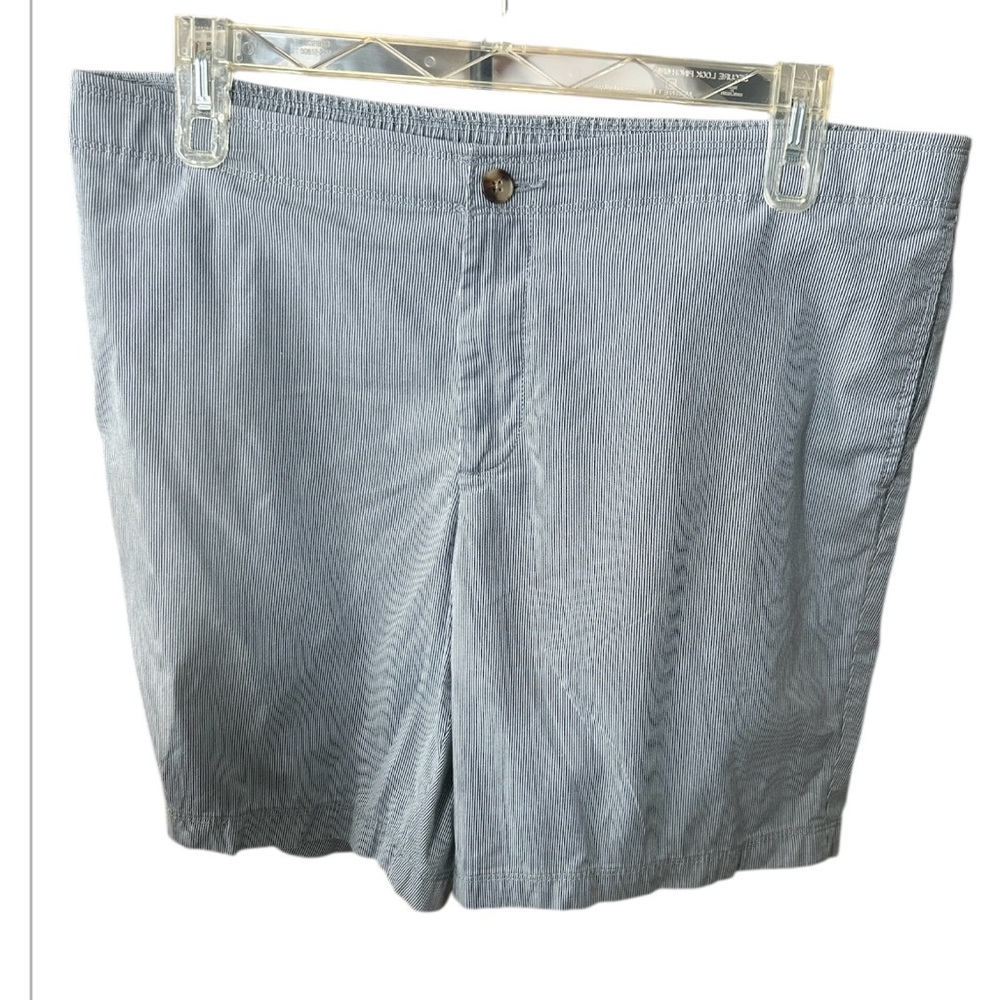 BLACK BROWN 1826 Mens Size W40 XL Striped Stretch shorts 9” inseam